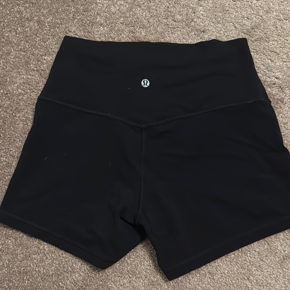 lululemon athletica Black Athletic Shorts Moisture-Wicking